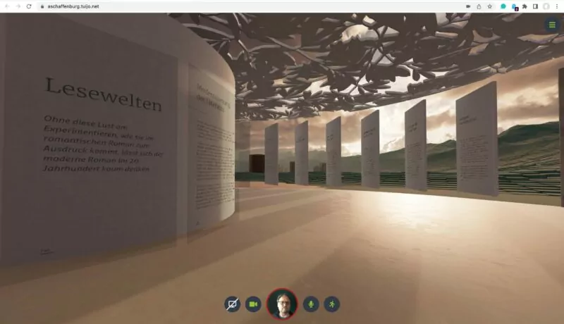 Blick in das Ausstellungsfoyer