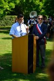 Oberb&uuml;rgermeister Klaus Hezog im Magnolienhain bei seiner Rede