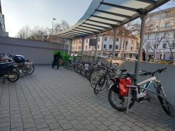 Fahrradabstellanlage an der City-Galerie