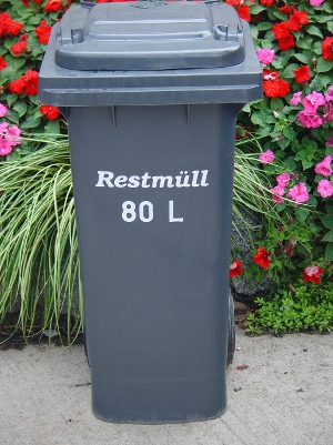 Foto Restm&uuml;lltonne