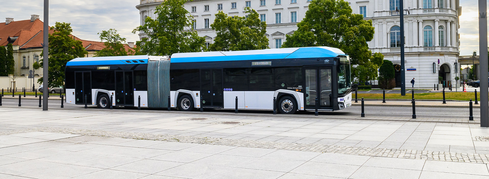 Solaris Wasserstoff Gelenkbus