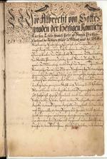  Albertinische Ordnung für die Krämerzunft