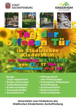  Plakat für den Tag der offenen Tür