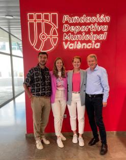 Vertreterinnen und Vertreter des Projekts in Valencia
