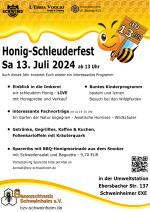  Plakat mit Einladung zum Schleuderfest am 13. Juli