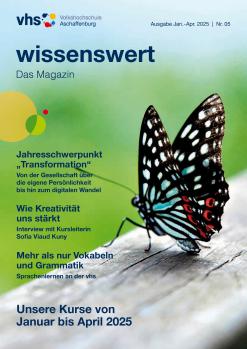  Titelbild vom Programm der vhs 