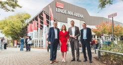  Offizielle Bekanntgabe des neuen Namens der Unterfrankenhalle am 25. September 