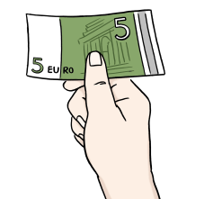  Geld geben