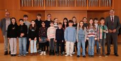 erfolgreiche Schülerinnen und Schüler bei Jugend Musiziert Foto: Ralf Hettler