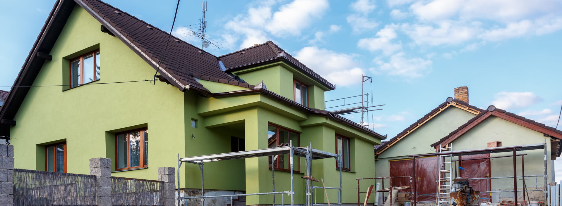 Haus im Bau