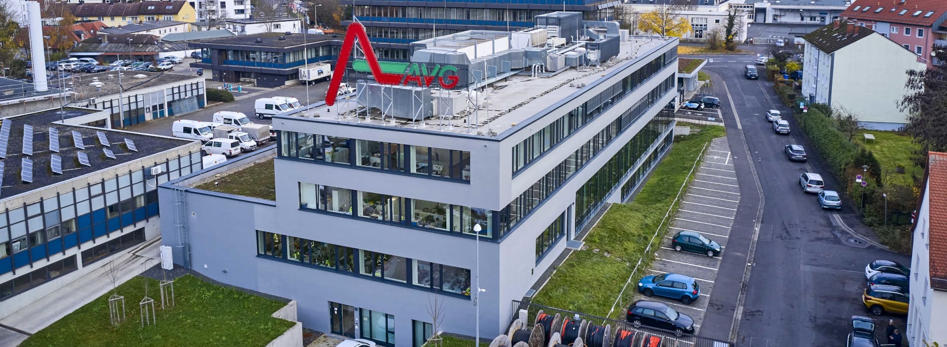 Luftaufnahme des Stadtwerks