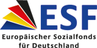 Logo ESF Europ&auml;ischer Sozialfonds f&uuml;r Deutschland