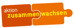 Logo Aktion zusammen wachsen