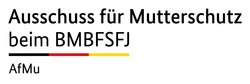 Logo Ausschuss f&uuml;r Mutterschutz beim BMFSFJ - AfMu