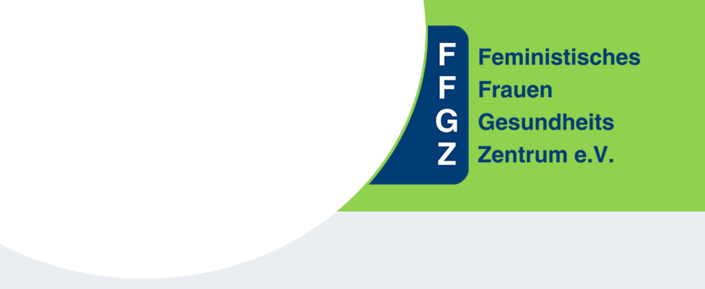 FFGZ-Logo mit der 'Aufschrift FFGZ - Feministisches Frauen Gesundheits Zentrum e.V.'