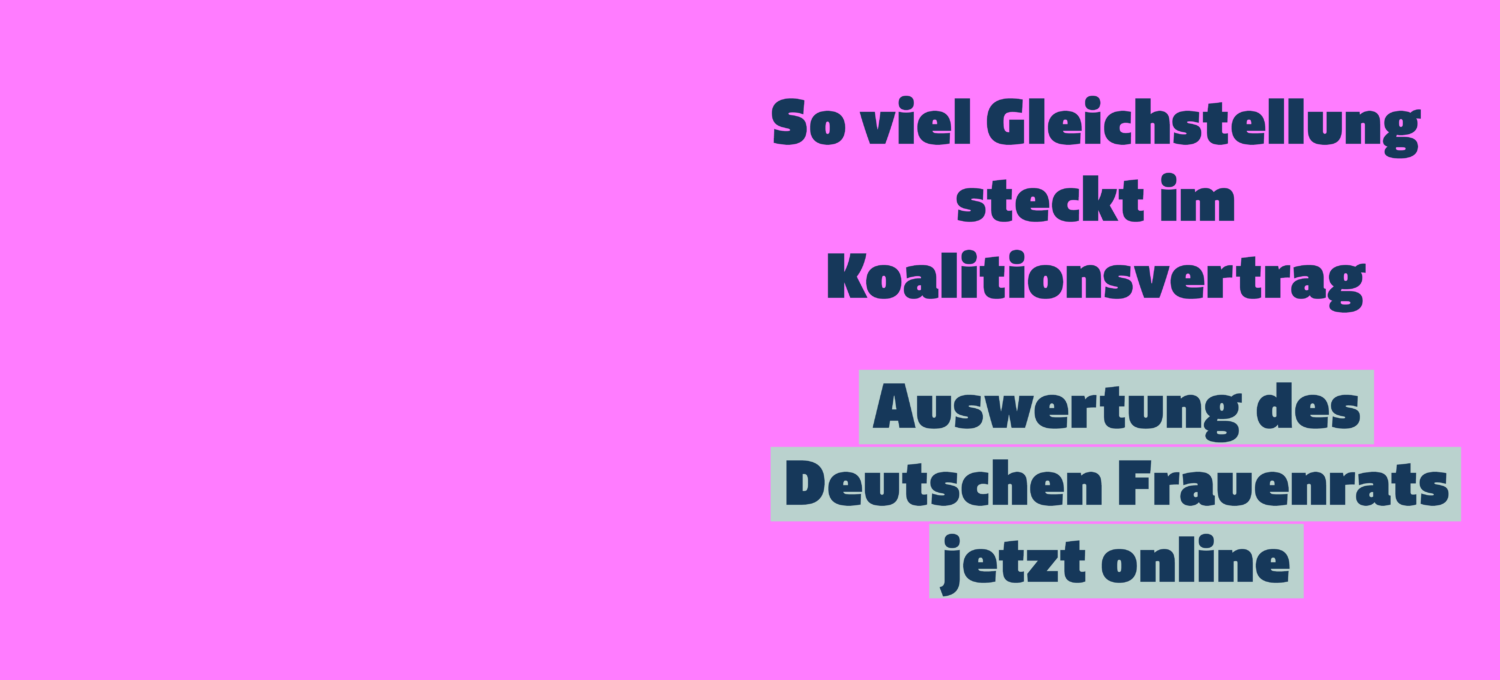 Mit gleichstellungspolitischer Verantwortung Zukunft gestalten