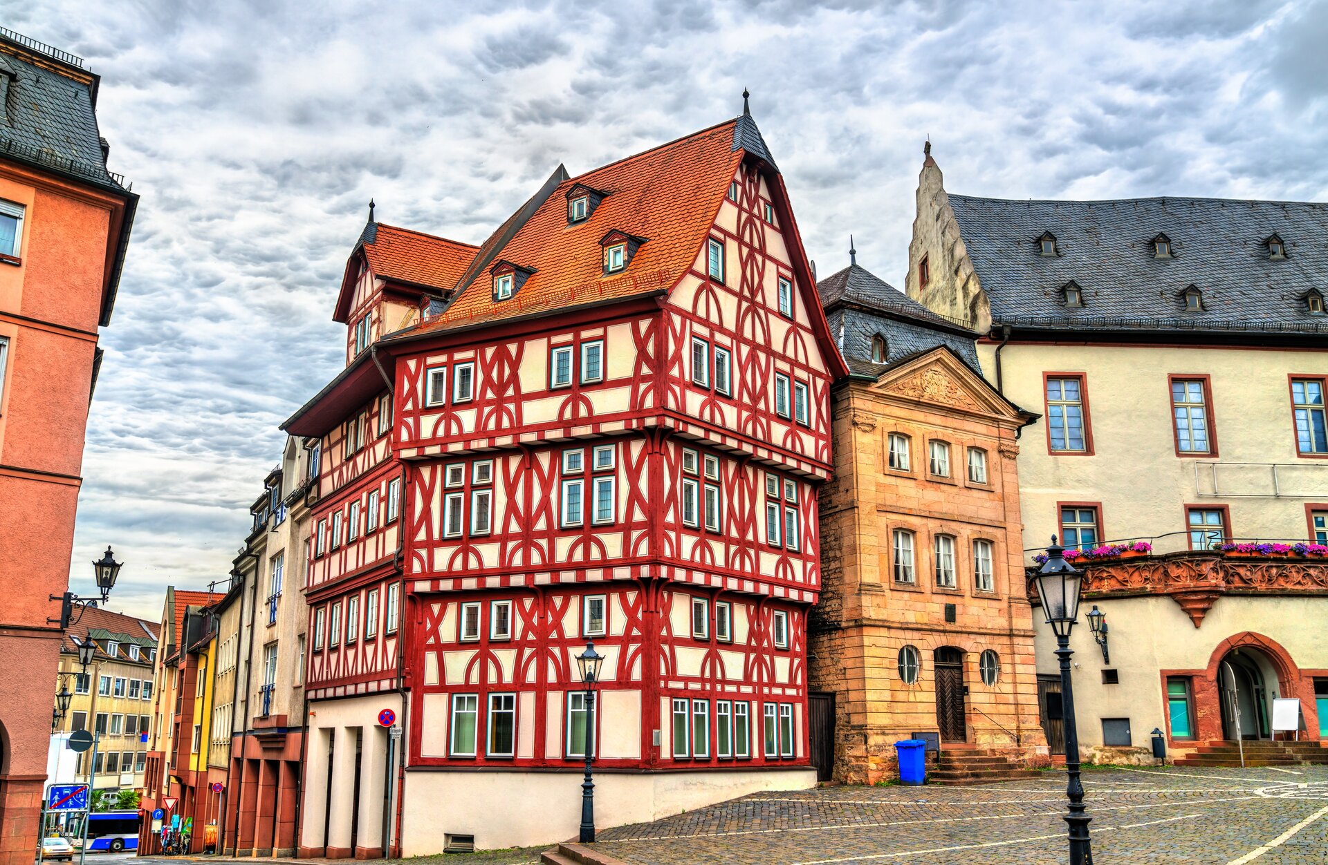 Fachwerkhaus in der Altstadt von Aschaffenburg